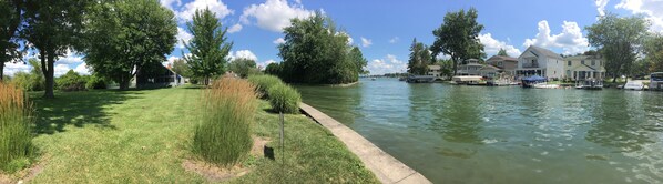 View onto Main Channel with Lake Wawasee in the background.