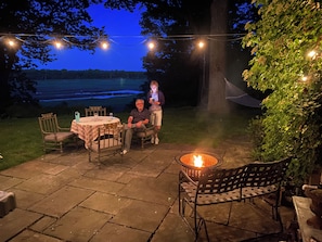 Enjoy an evening of festive lights and fire.