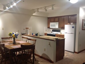 Dining  room and Kitchen