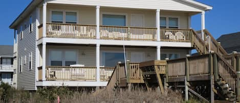 View of back of house from beach