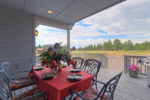 Backyard deck