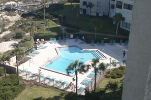 One of two pools