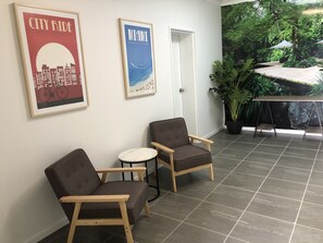 Lobby sitting area