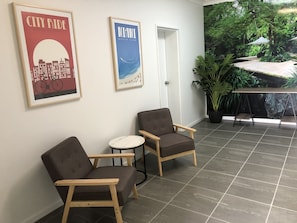 Lobby sitting area