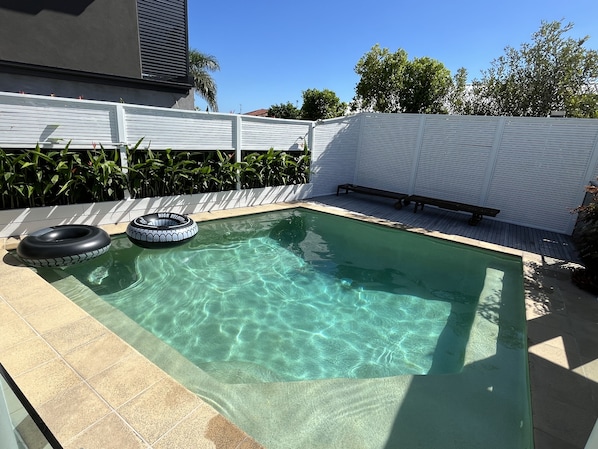 Jump in & enjoy the cool water.