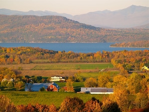 Stunning panoramic views of Lake Champlain & the Adirondacks. Inspiring