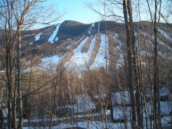 View of Loon Mtn. from deck