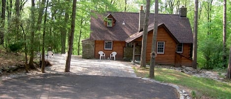 Time to relax in our Cabin built in 1925 and a member of the Historical Society!