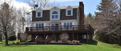 View from the lake.