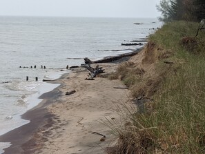 High water levels have caused severe beach erosion 5/2020