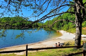 Mirror Lake and Beach- steps in back yard to the beach/ lake and river.