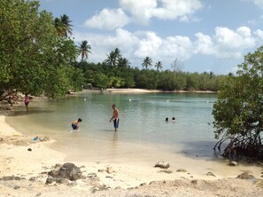Beach area facing Bahia Serena 1. Playa Ostiones.