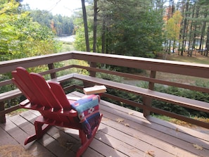 View from deck