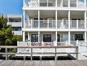 View of Ground Floor Condo A4 from Bethany Boardwalk