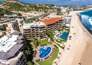 Areal view of Las Olas and 10 miles white sand beach