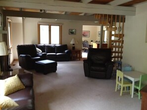 Den with HDTV