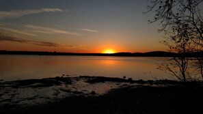 Dawn over Western Bay, from the cottage