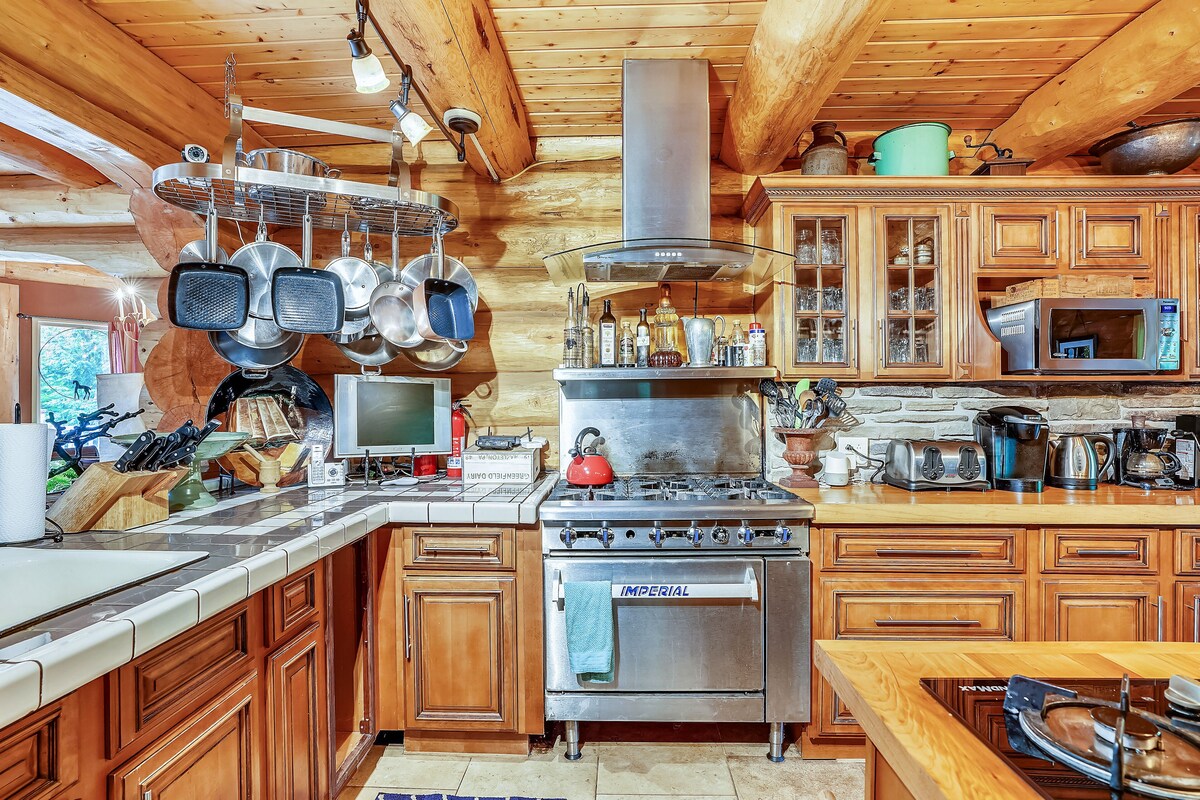 The Perfect Vermont Real Log Cabin House.