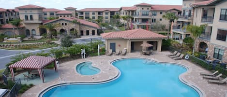 Beautiful communal pool