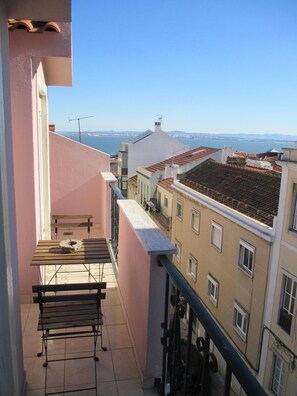 Balcony on the living area