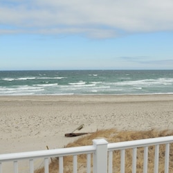 Watch the surf roll in and relax.