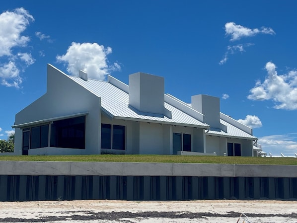 Condo from Beach - New protective sea wall - 2024