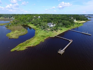 Aerial view of all your fishing opportunities