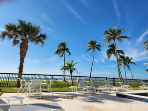 Gulf of America view from the pool.
