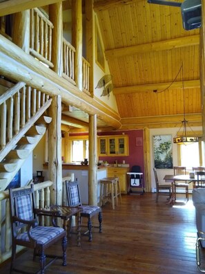 View near north entrance of home