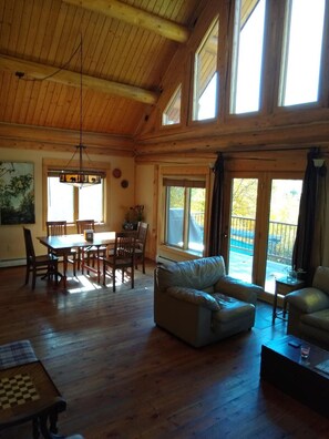 View near north entrance of home