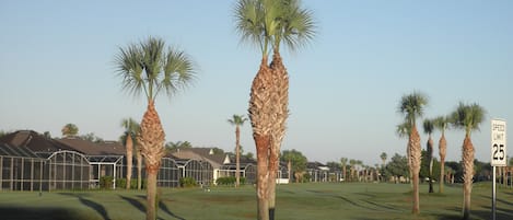 Morning View of Golf Course in Front of Villa with Beautiful Sunsets in Evening