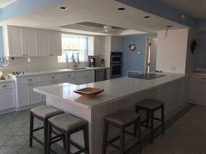 Open kitchen area