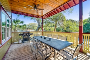 Perfect spot for grilling and enjoying family meals together