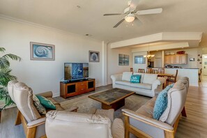 Living Room with Deck Access