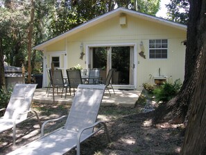 Rear of Cottage facing the water