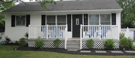 Welcoming front porch