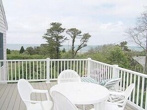 Deck off master suite with oceanviews