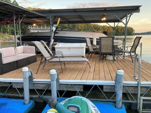 Private Dock With Lounge Seating Area