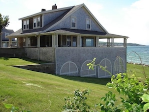 Vintage Home Overlooking Cape Cod Bay with the Best Coastal Lawn!