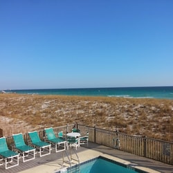 View to east from private balcony