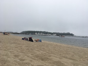 Swim out to the dock
