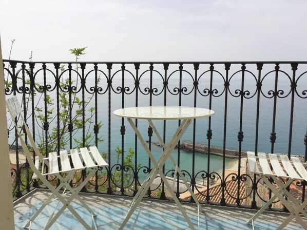 balcony of the bedroom