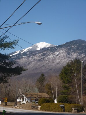 Views of Whiteface Mt from the front door. 