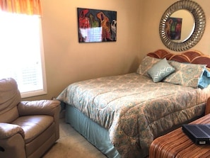 Second Bedroom with Queen bed and sitting