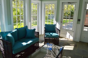 Sunlit porch 