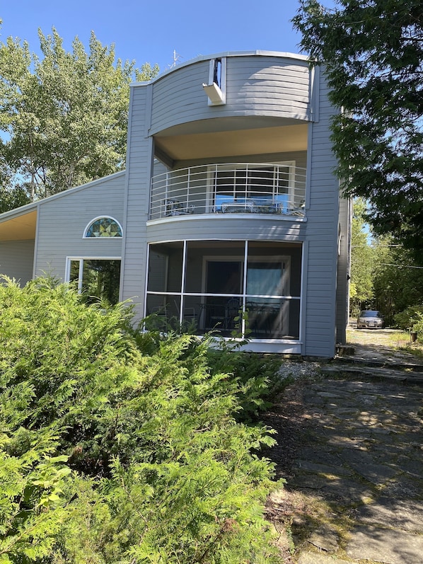 The Gray Gull cottage from the water
