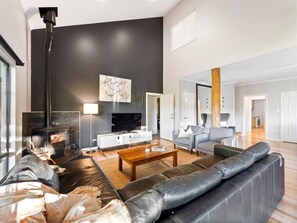 Living room, Entertainment and Fireplace