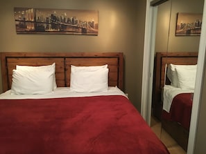Bedroom. King size bed