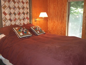 Luxury queen mattress in guest bedroom