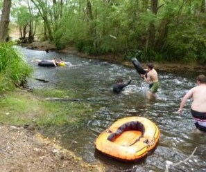 Tubing in your Backyard River